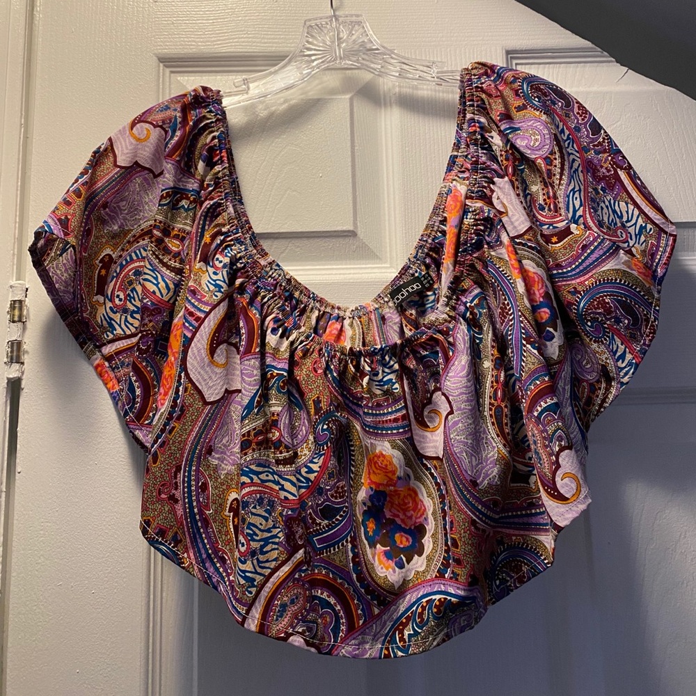 2 Piece Multi-Color Set (Crop Top & Maxi Skirt)